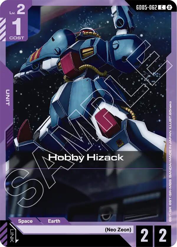 Hobby Hizack GD05-062 Gundam card