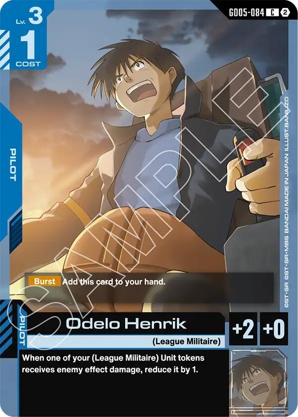 Odelo Henrik GD05-084 Gundam card