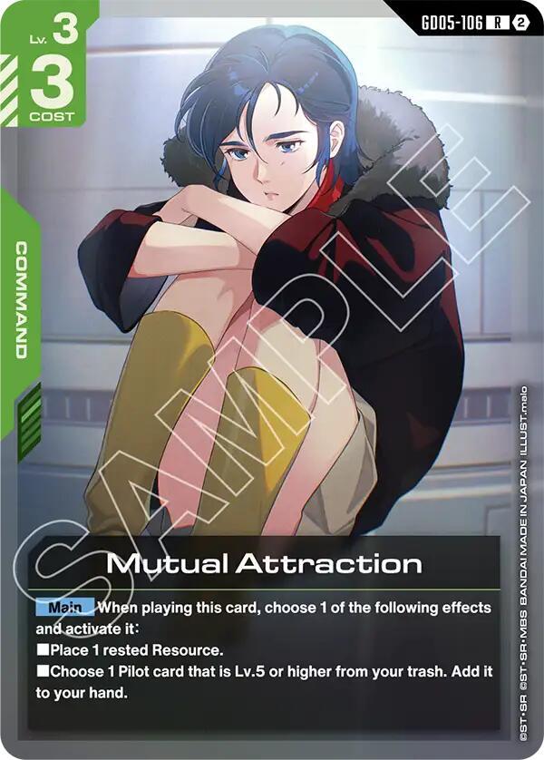 Mutual Attraction GD05-106 Gundam card
