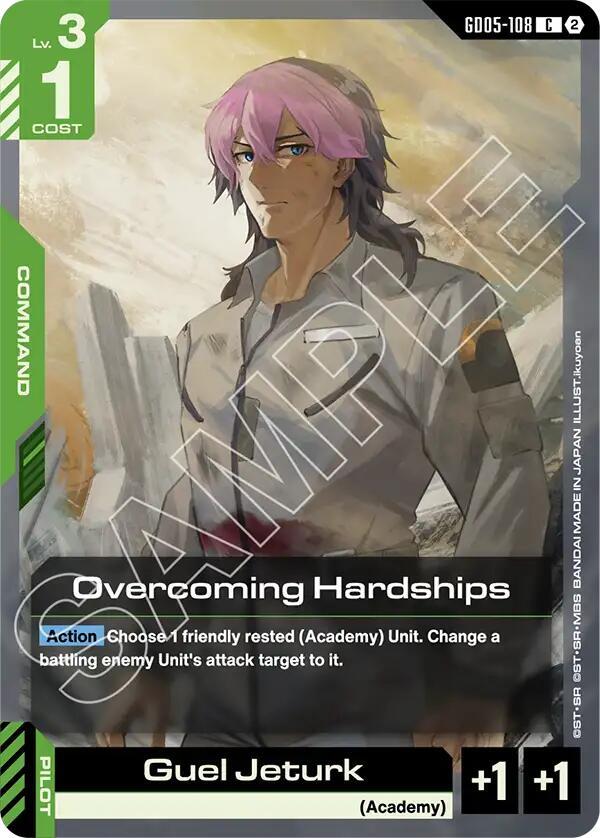 Overcoming Hardships GD05-108 Gundam card