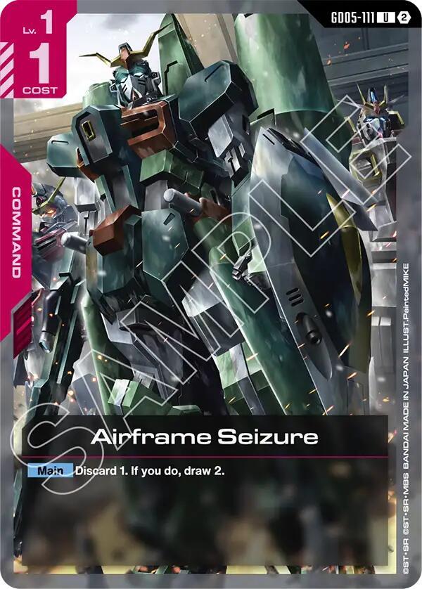 Airframe Seizure GD05-111 Gundam card