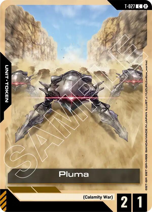 Pluma T-027 Gundam card