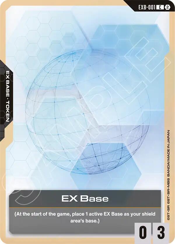 EX Base EXB-001 C Gundam card
