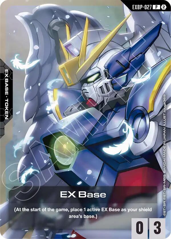 EX Base (GD05 Freedom Ascension Deck Build Box) EXBP-027 Gundam card