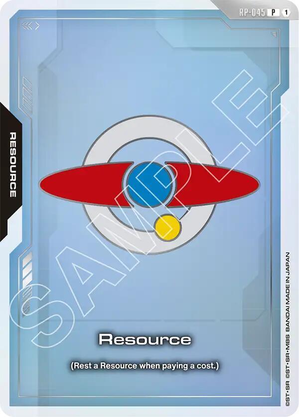 Resource (EVX07 Resource Set) RP-045 Gundam card