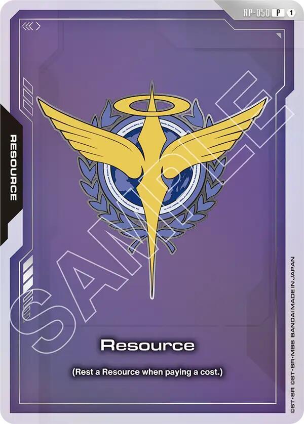 Resource (EVX07 Resource Set) RP-050 Gundam card