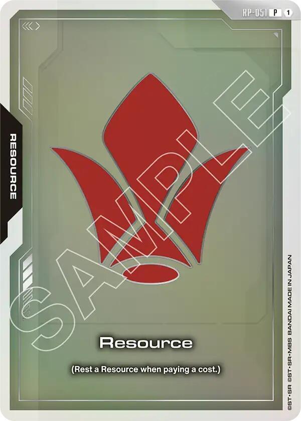 Resource (EVX07 Resource Set) RP-051 Gundam card
