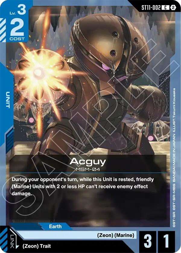 Acguy ST11-002 Gundam card