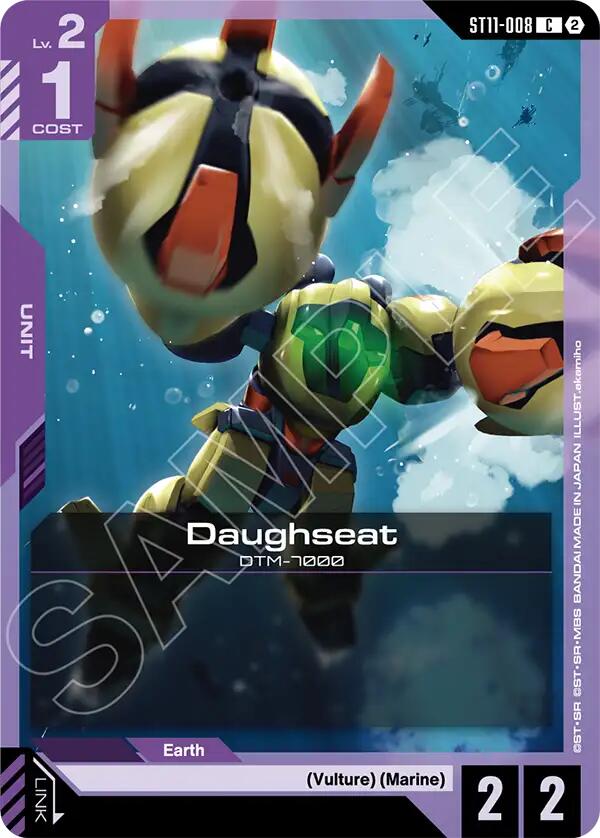 Daughseat ST11-008 Gundam card