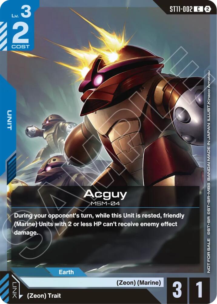 Acguy ST11-002 C Gundam card
