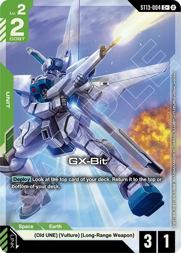 GX-Bit ST13-004 C+ Gundam card