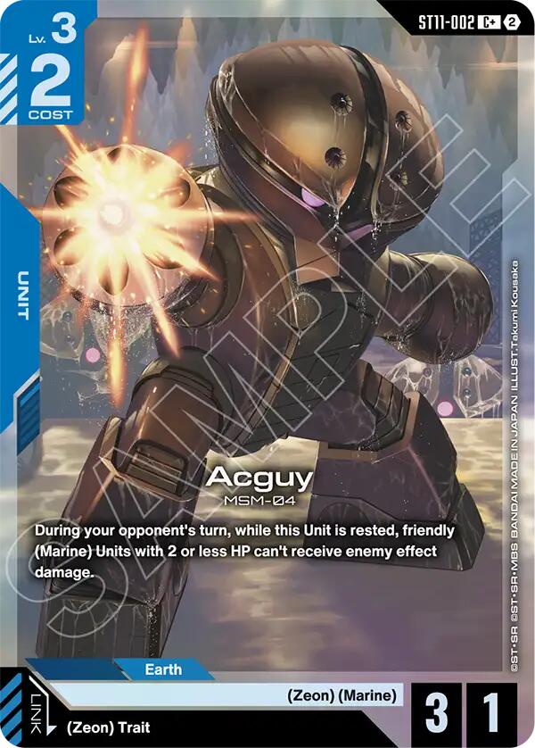 Acguy C+ ST11-002 Gundam card
