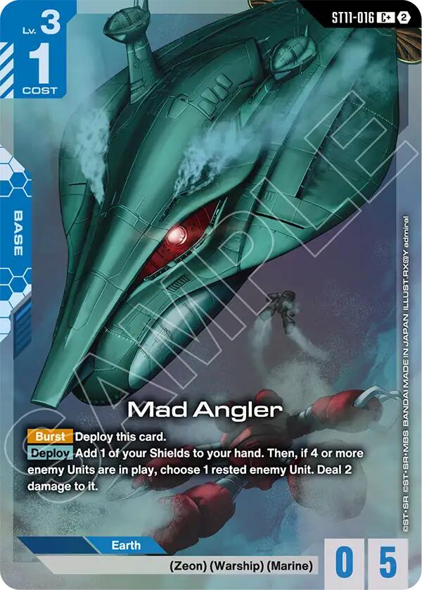 Mad Angler C+ ST11-016 Gundam card
