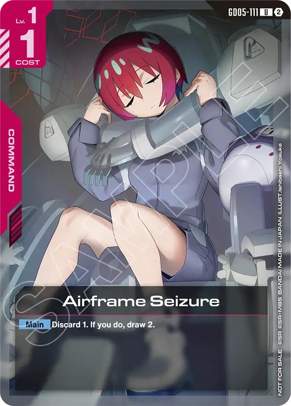 Airframe Seizure GD05-111 U Gundam card