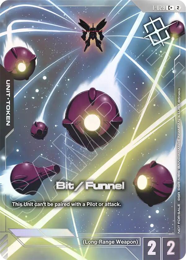 Bit / Funnel Token T-029 C+ Gundam card