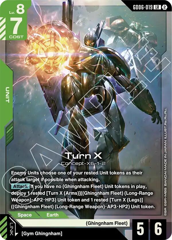 Turn X GD06-019 Gundam card