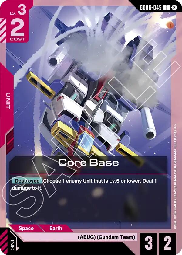 Core Base GD06-045 Gundam card