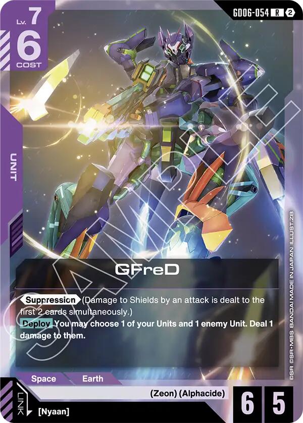 GFreD GD06-054 Gundam card