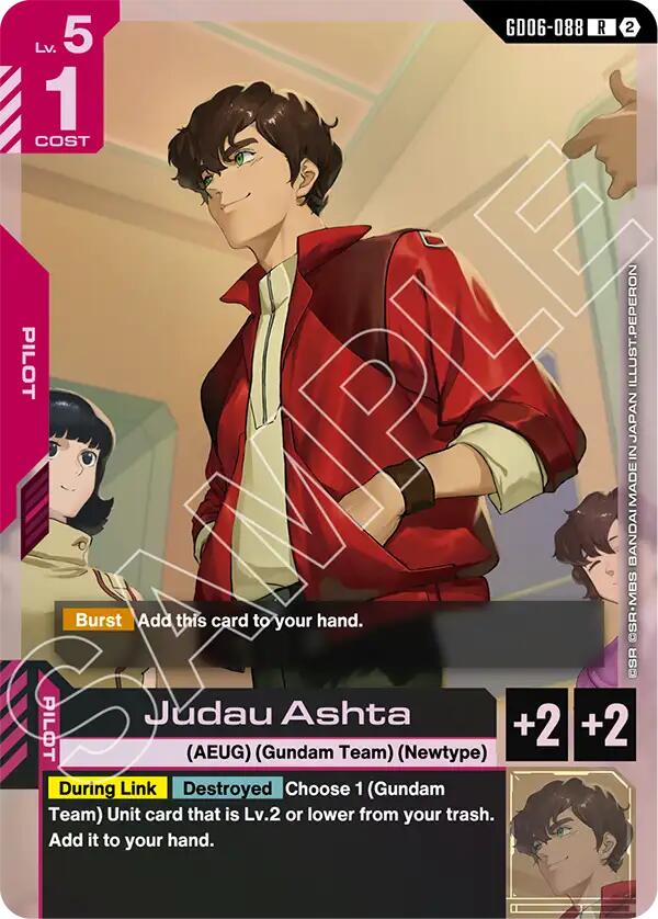 Judau Ashta GD06-088 Gundam card