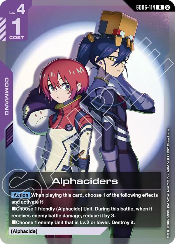 Alphaciders GD06-114 Gundam card
