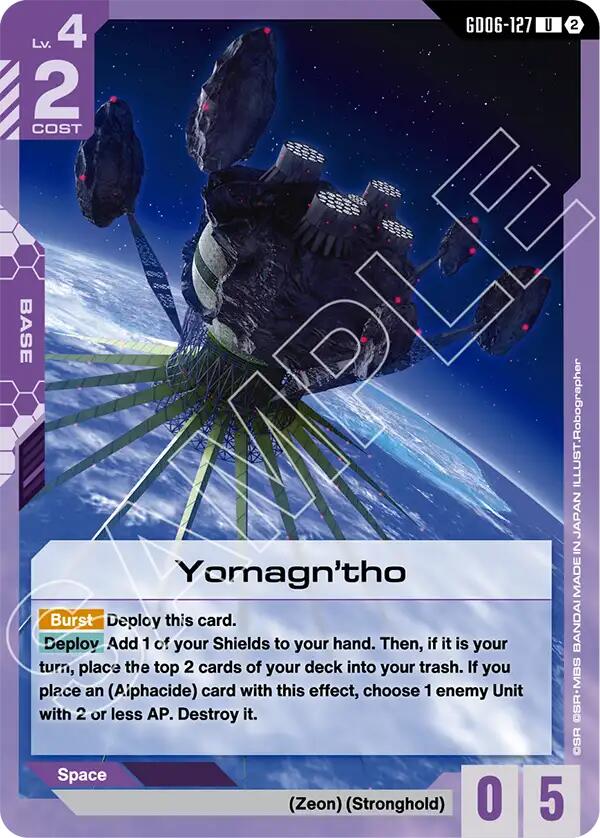 Yomagn'tho GD06-127 Gundam card